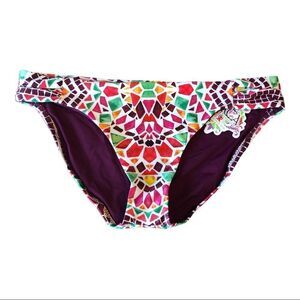 Becca Swim Valencia Multicolored Swim Bottom size XL
